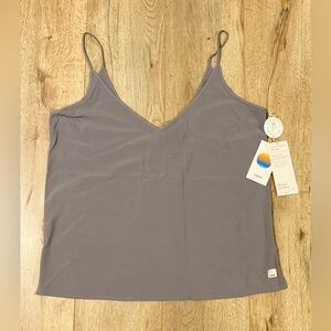 NWT Vuori Villa Cami Tank Top Women’s X-Large MSRP $64 Gray Mallorca